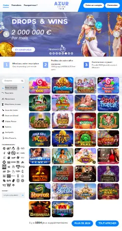 l'application et interface VIPER WIN CASINO