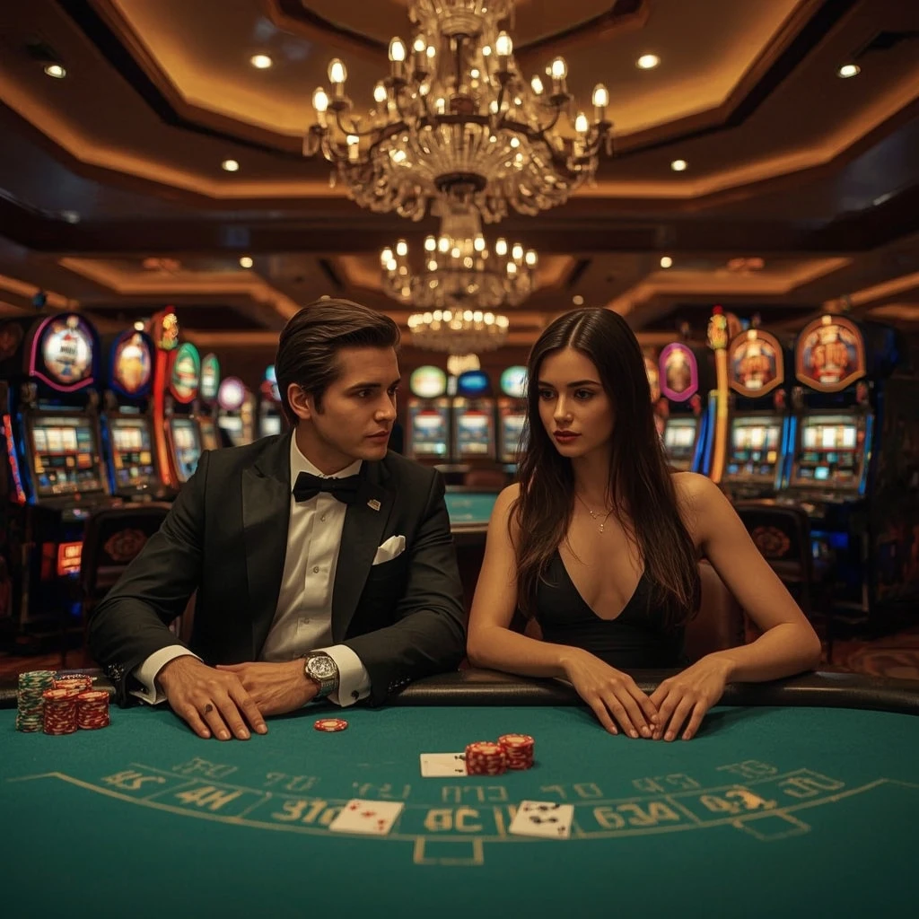 Deux joueurs de poker dans un Viper Win Casino